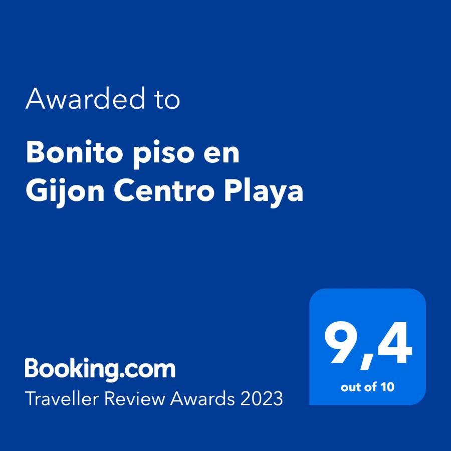 Bonito Piso En Gijon Centro Playa Apartment Bagian luar foto